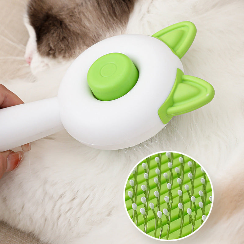Self-Cleaning Pet Grooming Brush