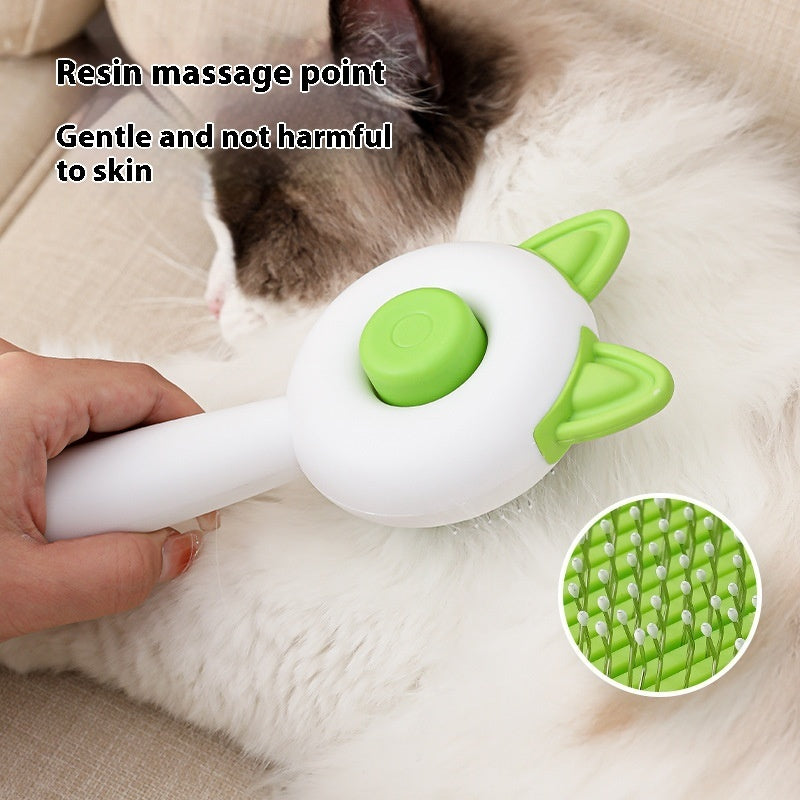 Self-Cleaning Pet Grooming Brush